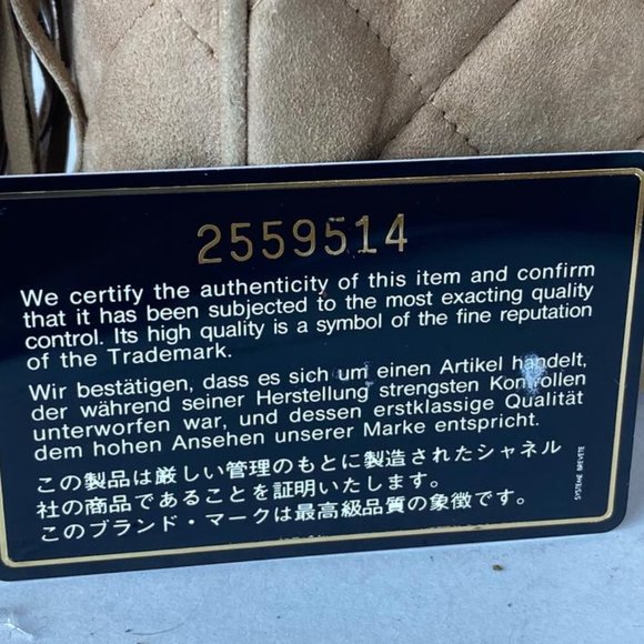 "Chanel Fringe Tassel Camera Bag Quilted Beige Sue - Picture 7 of 11